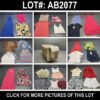 pallets of clothes