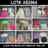 men’s and women’s clothing pallets
